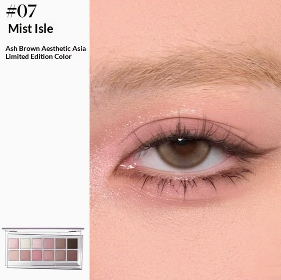 Yeose Eye Shadow 12 Colors Everyday Natural Makeup Earthy Multi-Color Palette