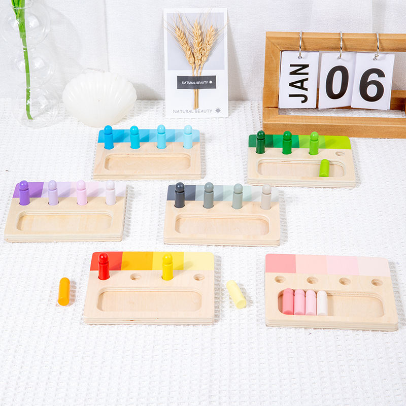 Children's Color Matching Cognitive Wooden Toys