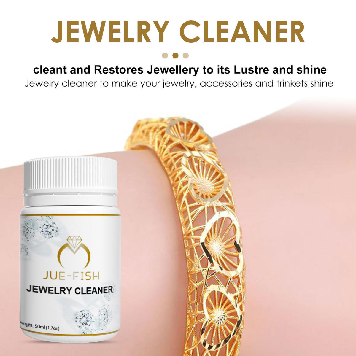 Jewelry Cleaner Cleaning Jewelry Metal Liquid Diamond Necklace Rust And Ash Removal Care Solution