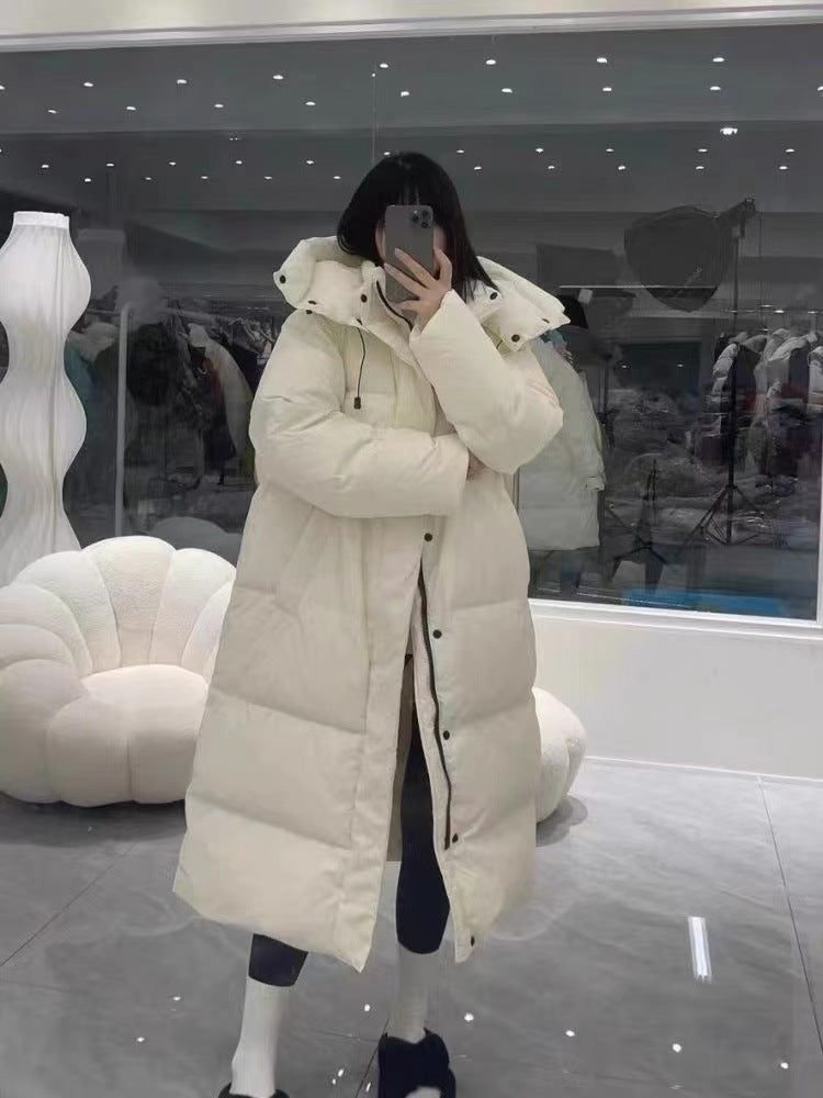 New Korean-style Mid-length Knee-length Cotton Coat