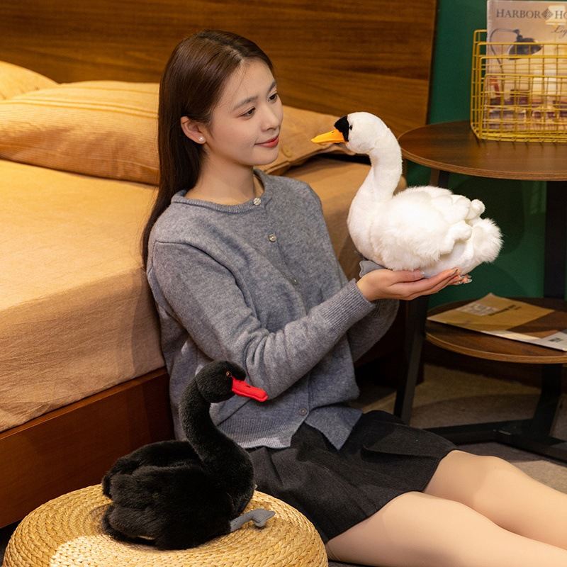 Fashion Cartoon Black Swan Doll Plush Toys