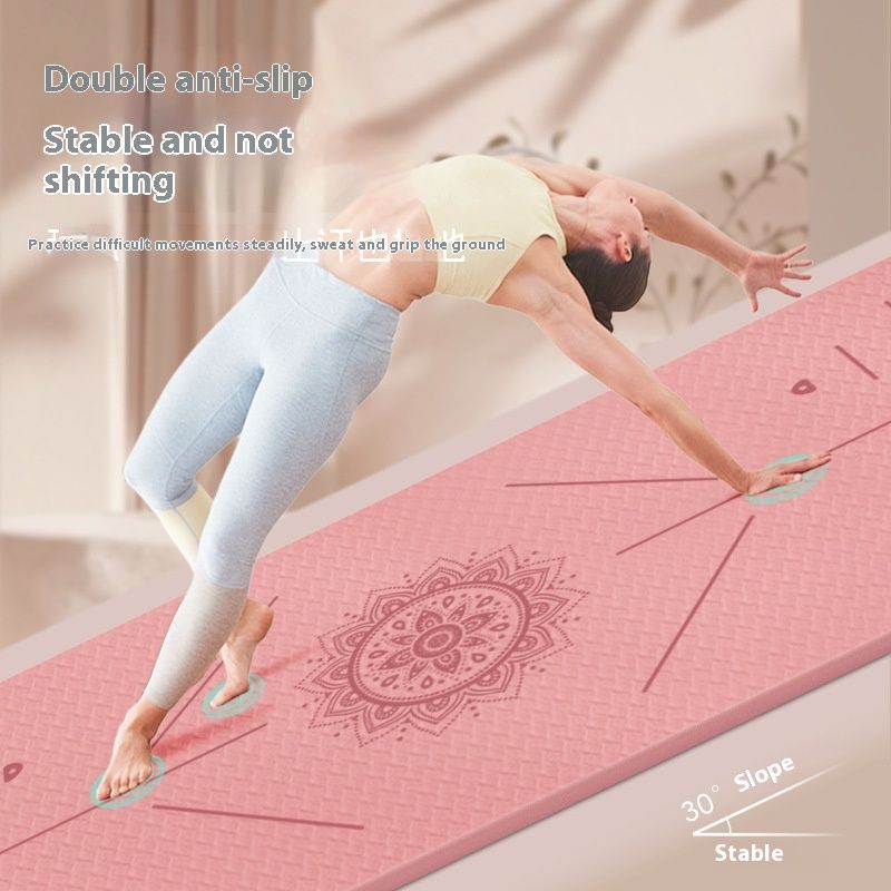 Widened Tpe Yoga Mat Thickened Non-slip