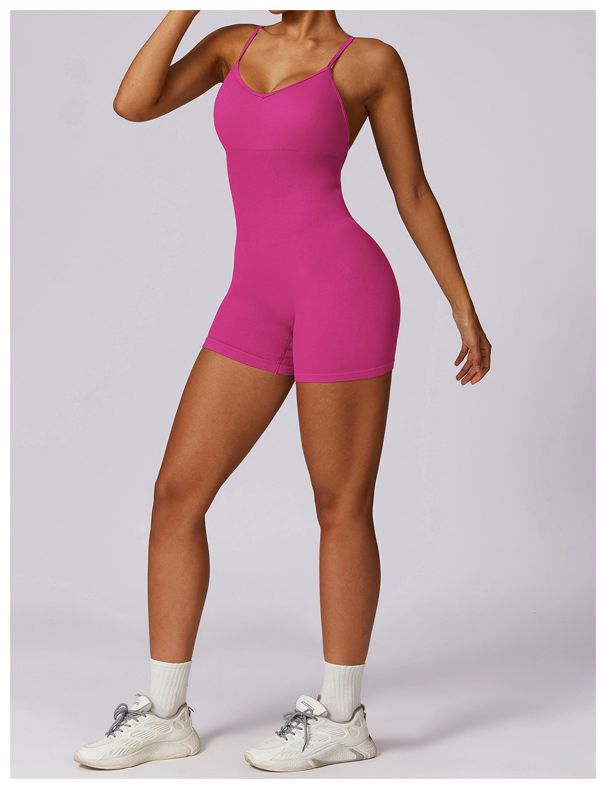 Fitness Seamless Beauty Back Yoga Jumpsuit Sports One-piece