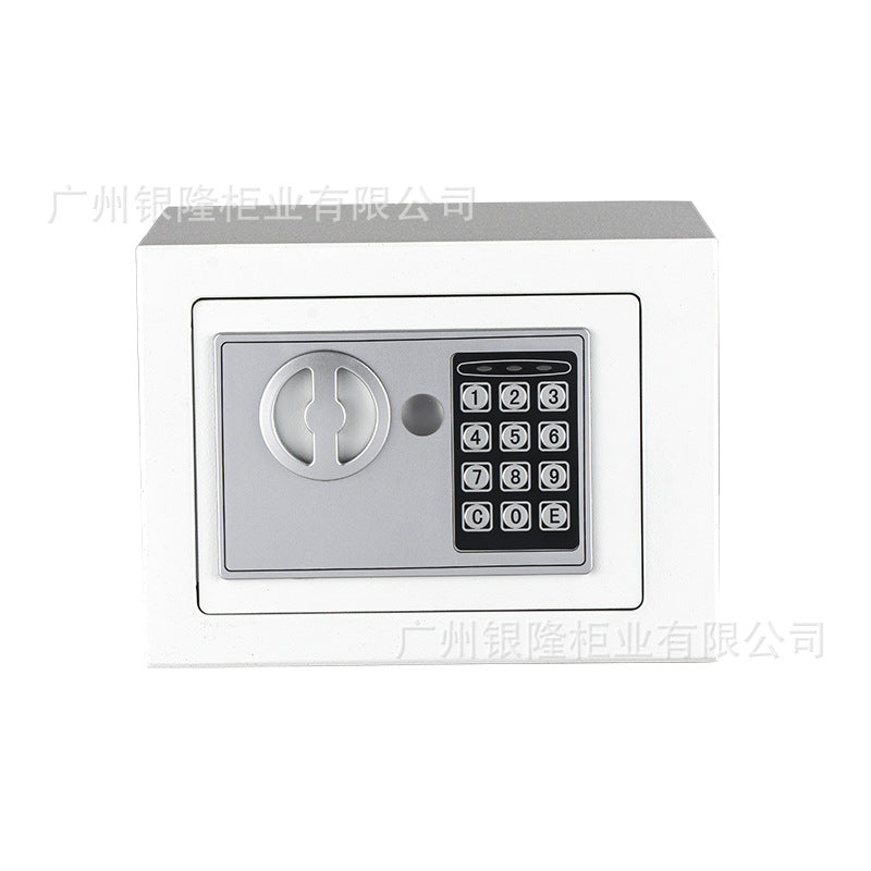 Mini Safe Cabinet With Password And Key Unlock Smart Easy To Install Solid Bolt Lock Anti-Theft Cabinet