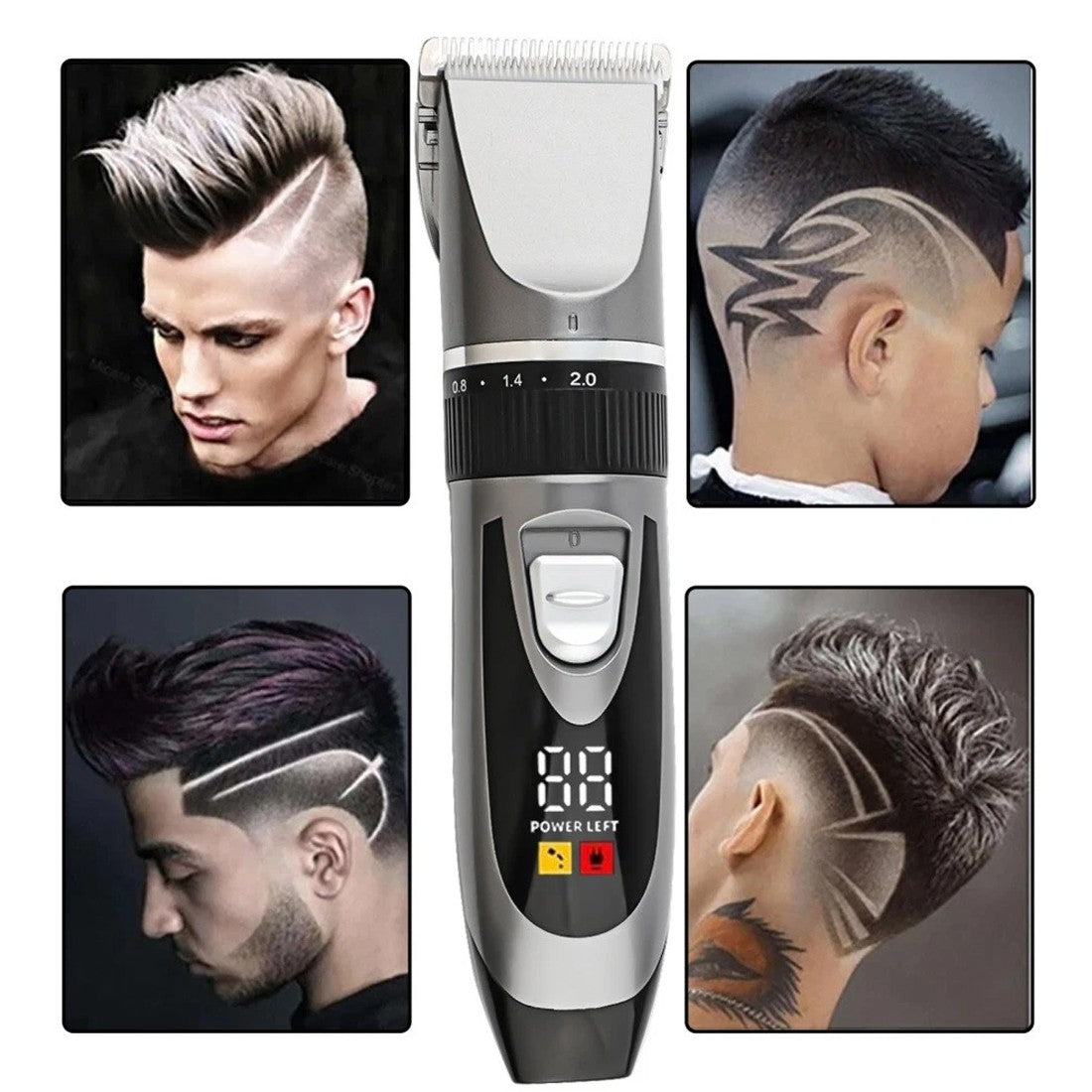 Cordless Hair Clippers For Men  Mens Hair Trimmer Set  Hair Clippers For Men