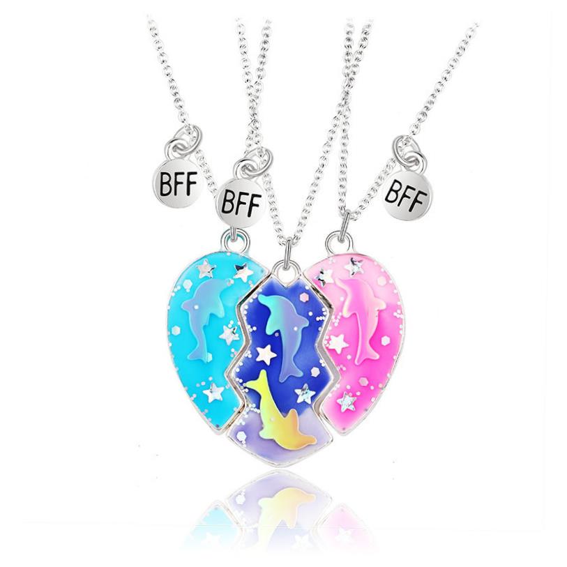 Simple Heart-shaped Pendant For Sisters And Best Friends