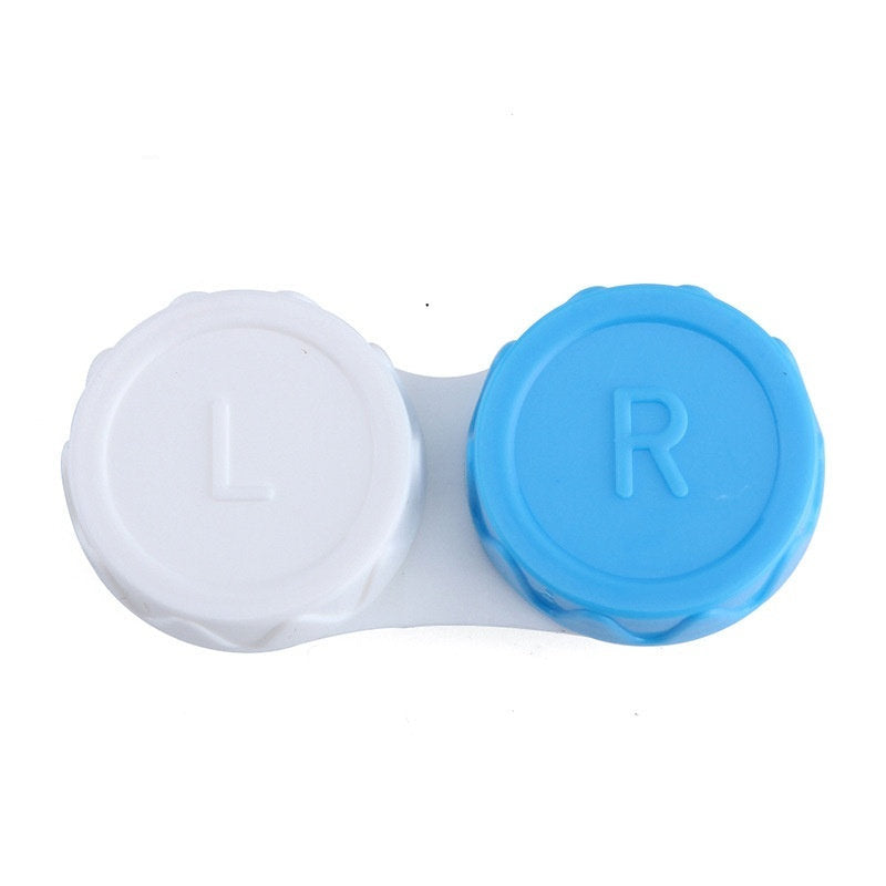 Contact Lens Dual-Compartment Case Companion Box PP Multi-Color Accessories
