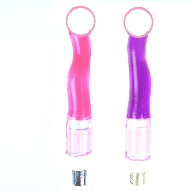 Artillery Machine Accessories Rear Court Ultra-soft Crystal Dildo Female