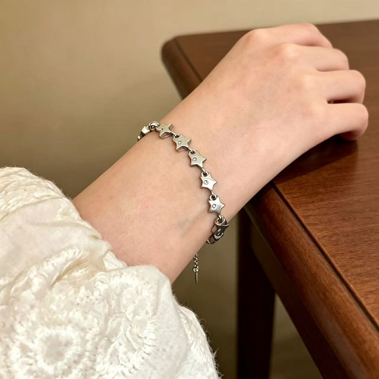 Korean-style Star Tassel Bracelet For Women