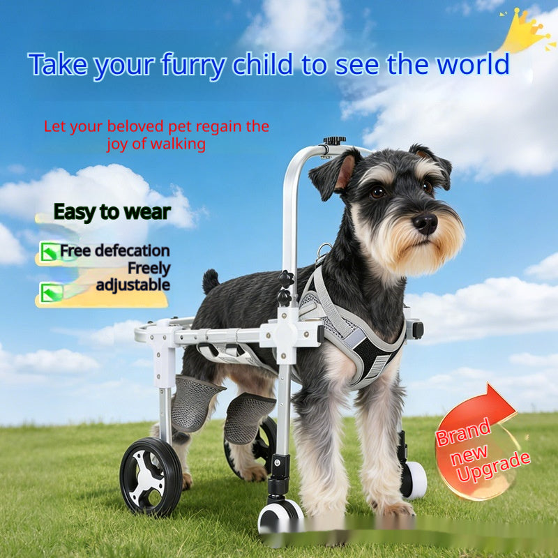 Lightweight Pet Assist Vehicle Rear Leg Support