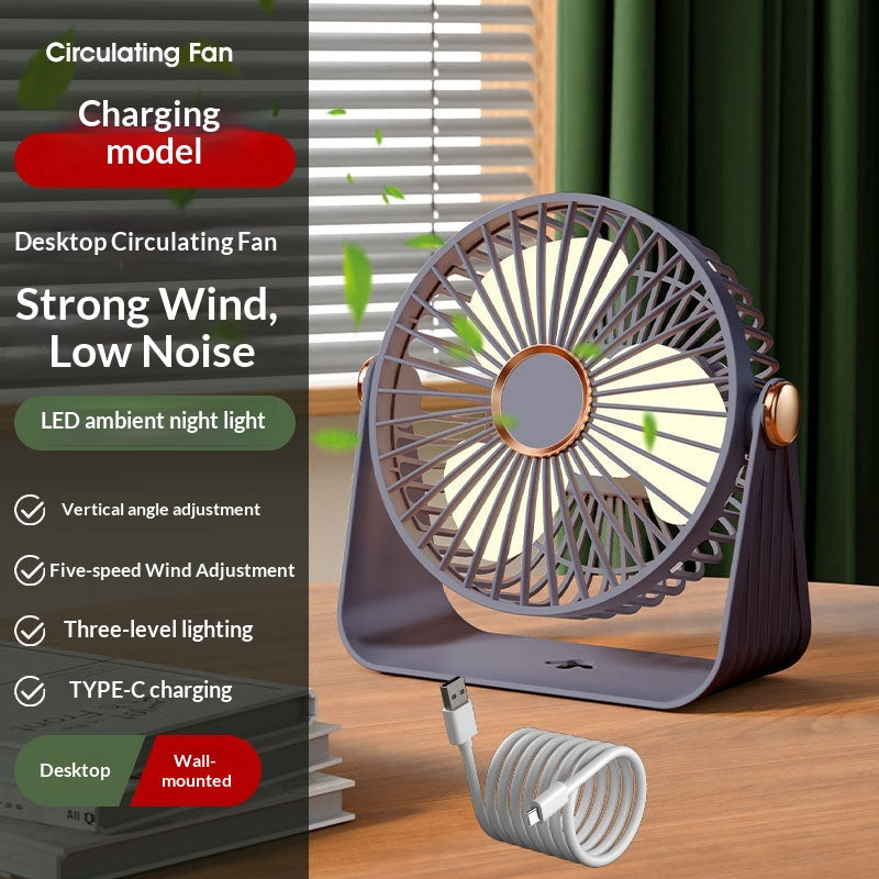 6-inch Desktop USB Desk Fan For Classrooms And Offices