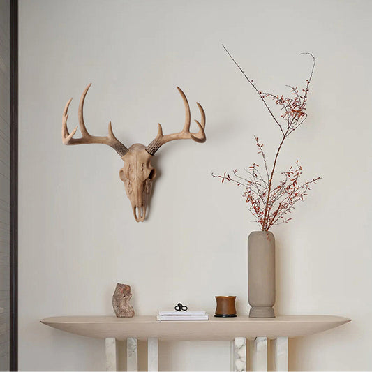 Antique-style Sheep Skull Wall Decor Hanging Ornament