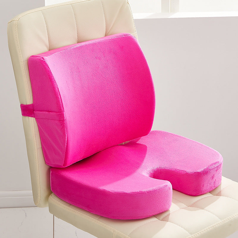 Memory Foam Lumbar Support Cushion For The Office And Car