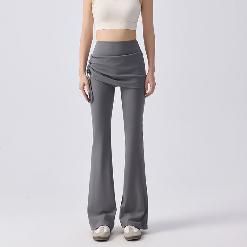 Women's Pilates Butt-Lifting Yoga Culotte Fitness Flare Pants