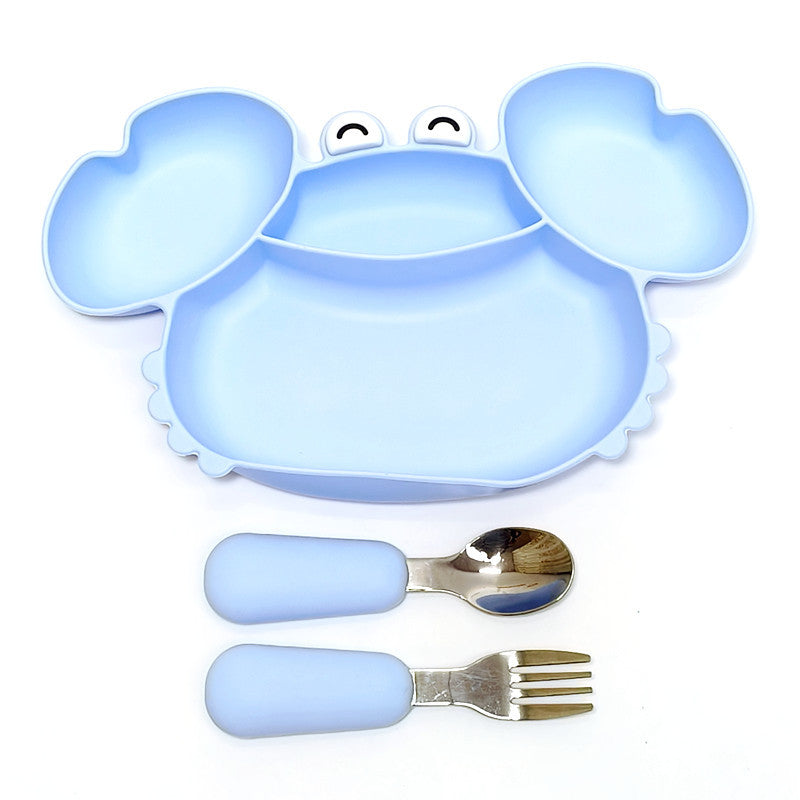 All-in-one Compartmented Feeding Tray For Baby Food