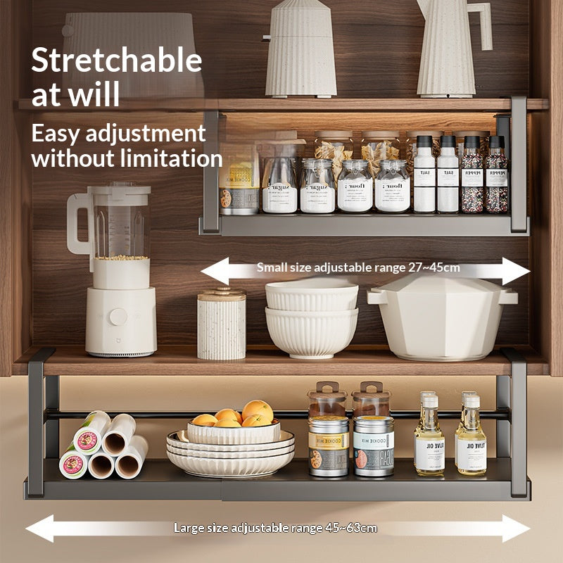 Kitchen Hanging Shelf For Toilet Paper And Plastic Wrap