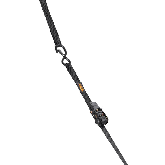 Ratchet Tie Down Straps (4PK), 2200 Lb Max Break Strength, Includes 4 Premium 1" X 15' Rachet Tie Downs With Padded Handles, For Moving Securing Cargo, Appliances, Lawn Equipment, Motorcycle