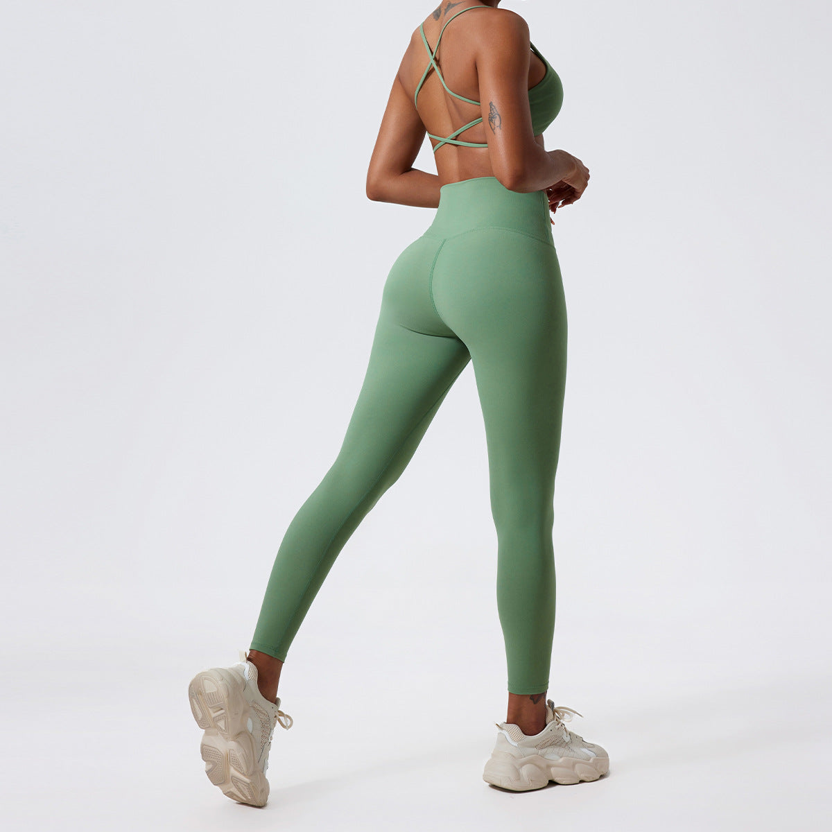 Nude Feel Yoga Suit Beauty Back Breathable Underwear Tight And Quick-drying