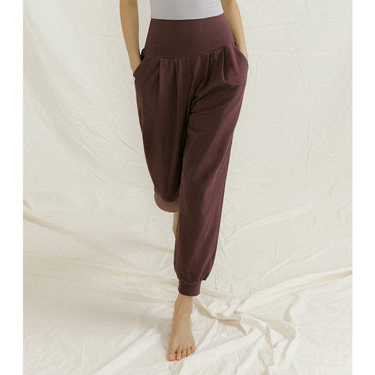 New Womens Loose-fit Yoga Casual Trousers