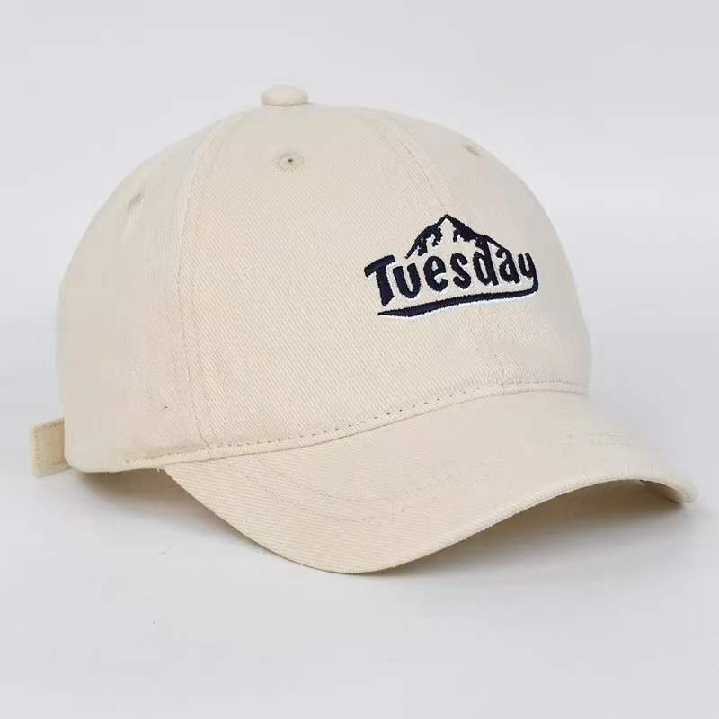 Men's And Women's Short-brimmed Mountain Peak Lettered Soft-top Simple Casual Style Baseball Cap Suitable For Outdoor Outings, Daily Commutes, Hats