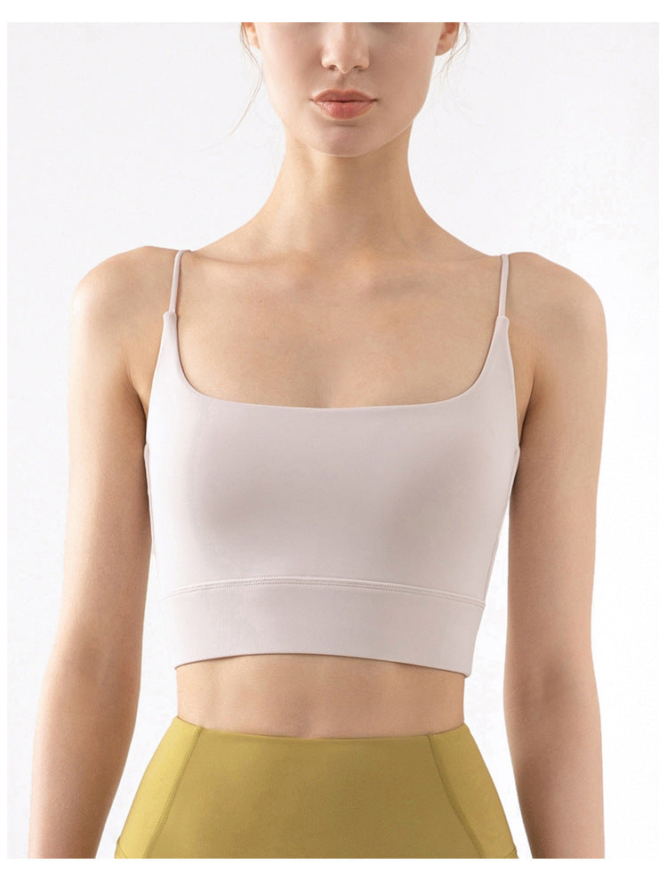 Thin Shoulder Beauty Back Exercise Vest With Chest Pad Female Yoga European And American Style Sling Workout Underwear
