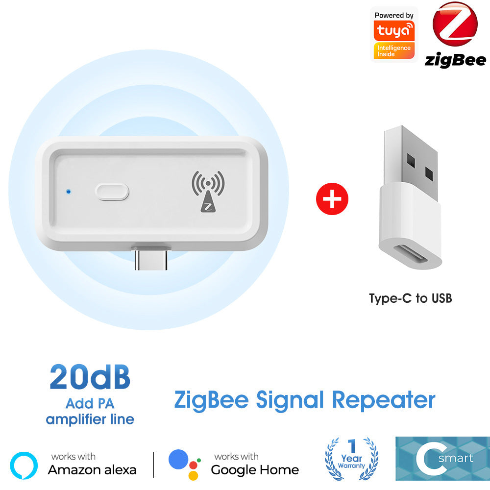 Graffiti Smart Home Zigbee Repeater Type-C Extension