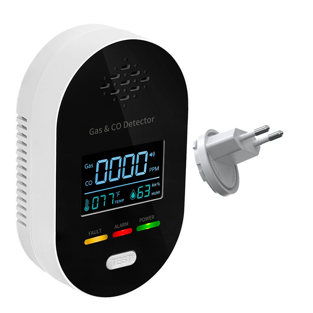Carbon Monoxide Detector For Home And RV Four-in-onemeasures Temperature Humidity And Gas