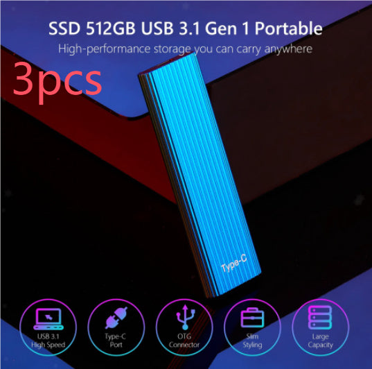 Portable Mobile Solid State Hard Drive