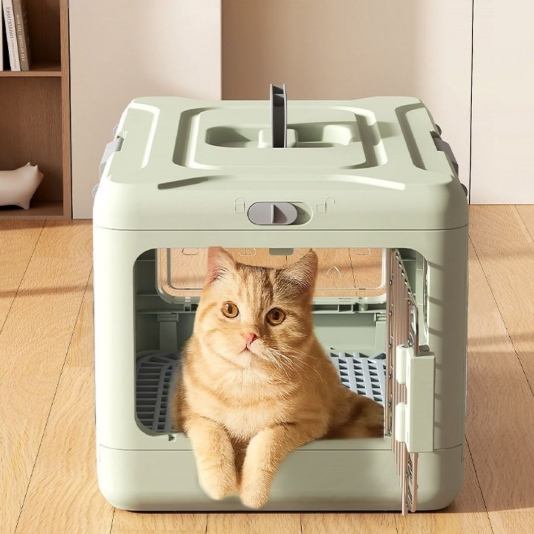 Portable Folding Pet Carrier For Cats Ideal For Travel
