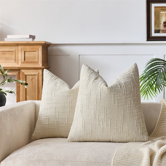 Bamboo-Section Chenille Home Throw Pillow