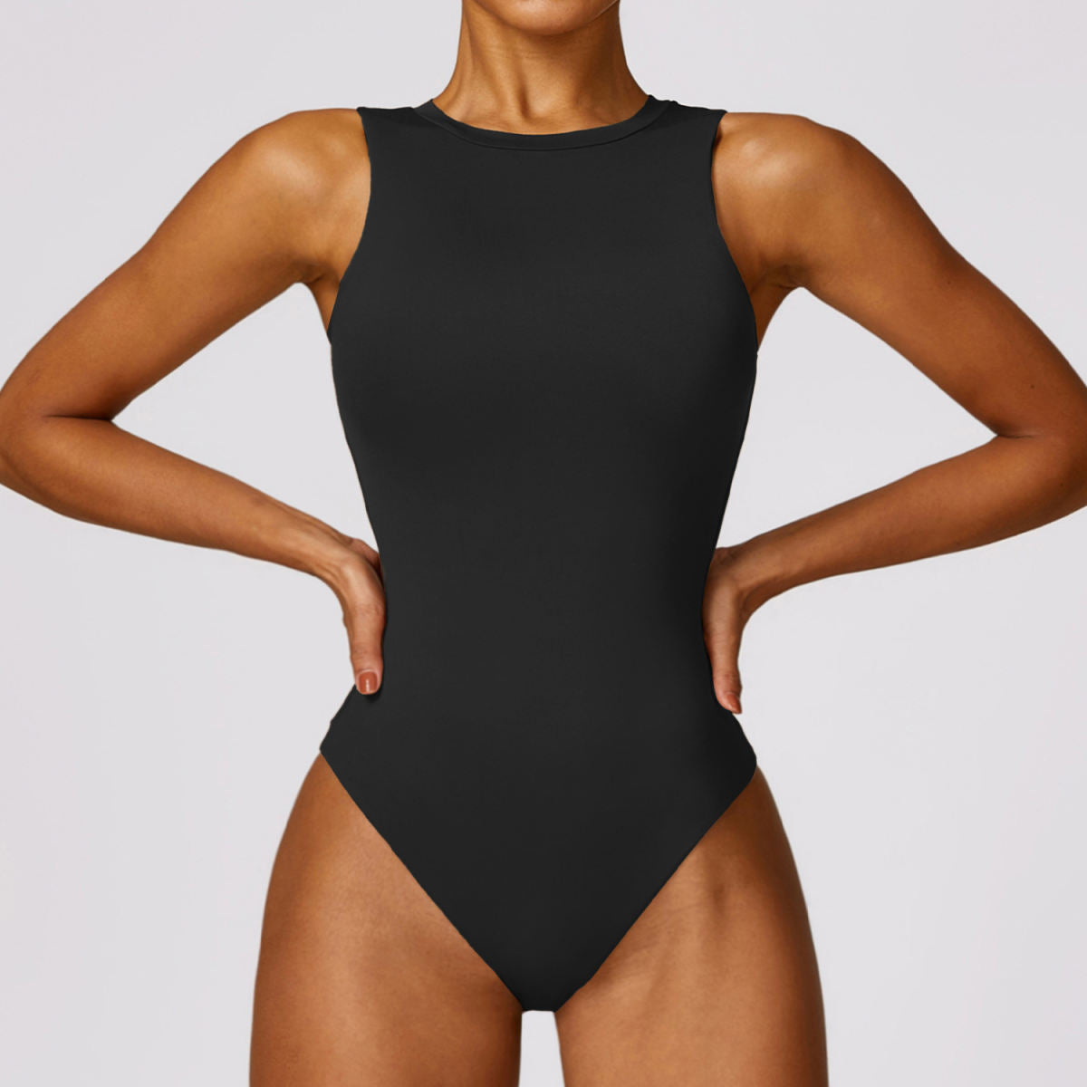 Nude Feel Tight Yoga Jumpsuit Bottoming Slimming