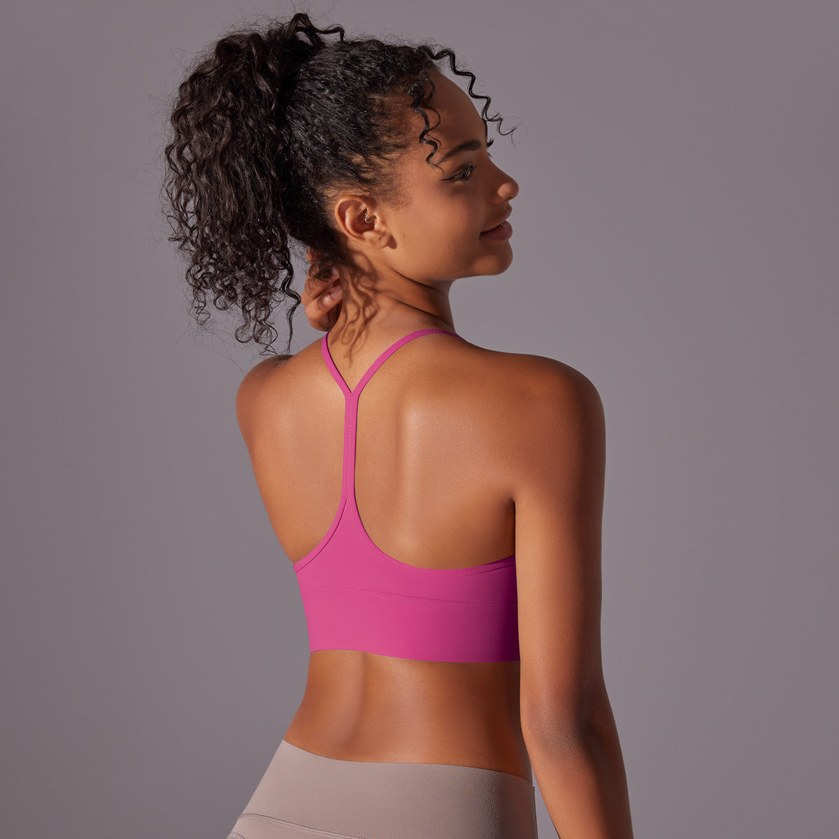 Double-sided Sanding Skin I-shaped Beauty Back Yoga Vest