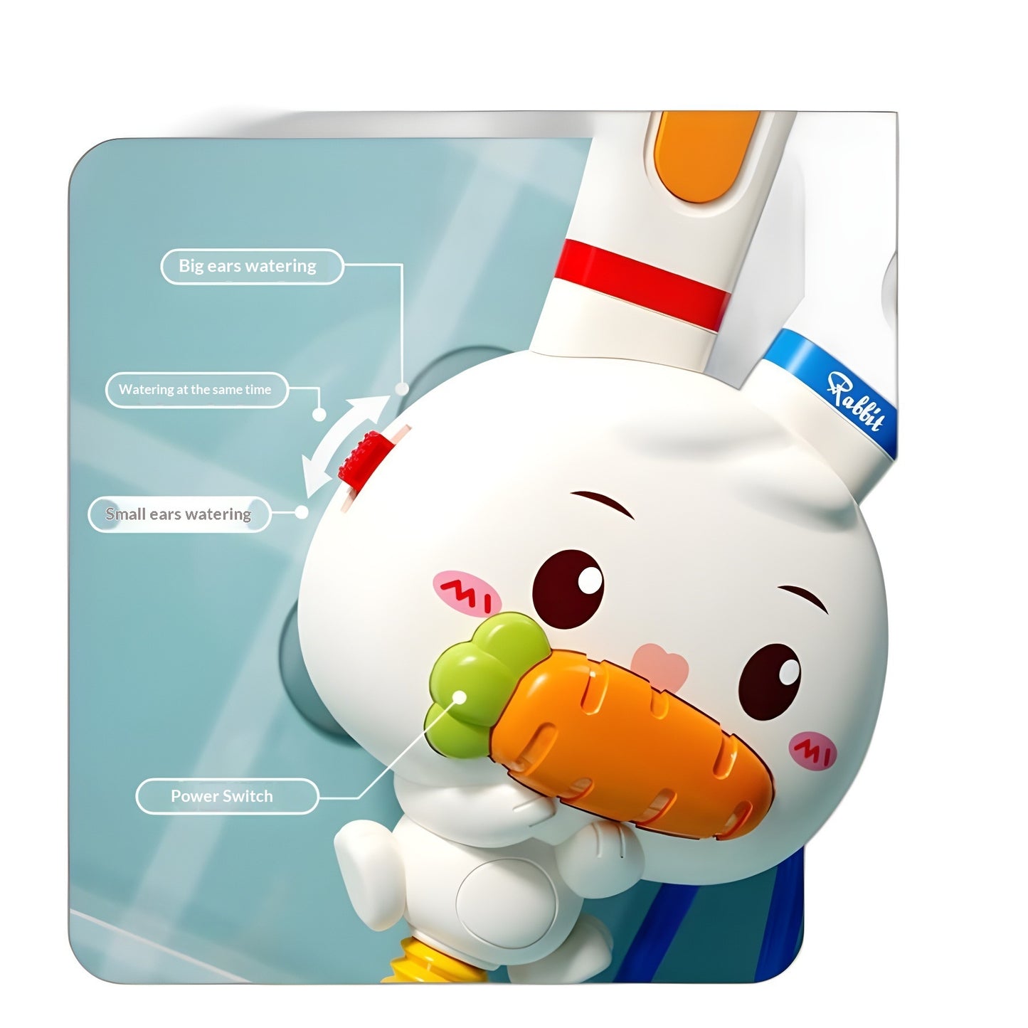 Little Rabbit Shower Sprinkler Set Bath Toy