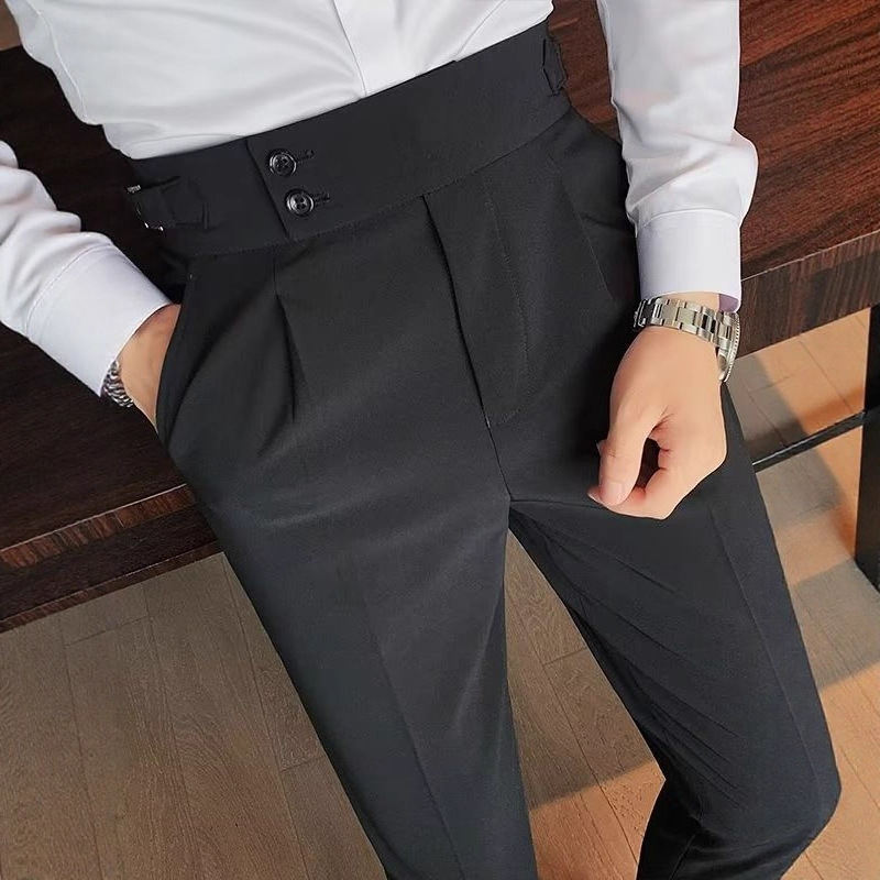 Naples Men's Trousers Korean-style Slim Fit