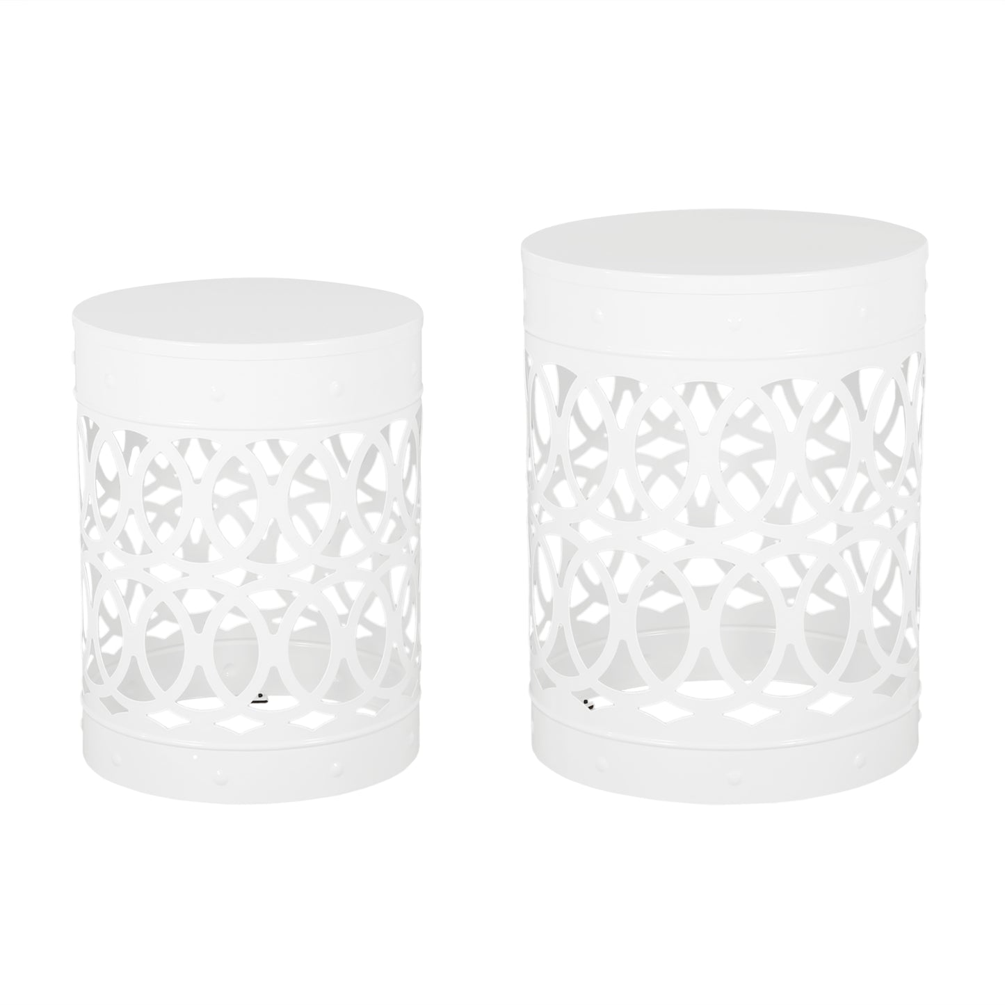 Outdoor Metal S 2 End Table