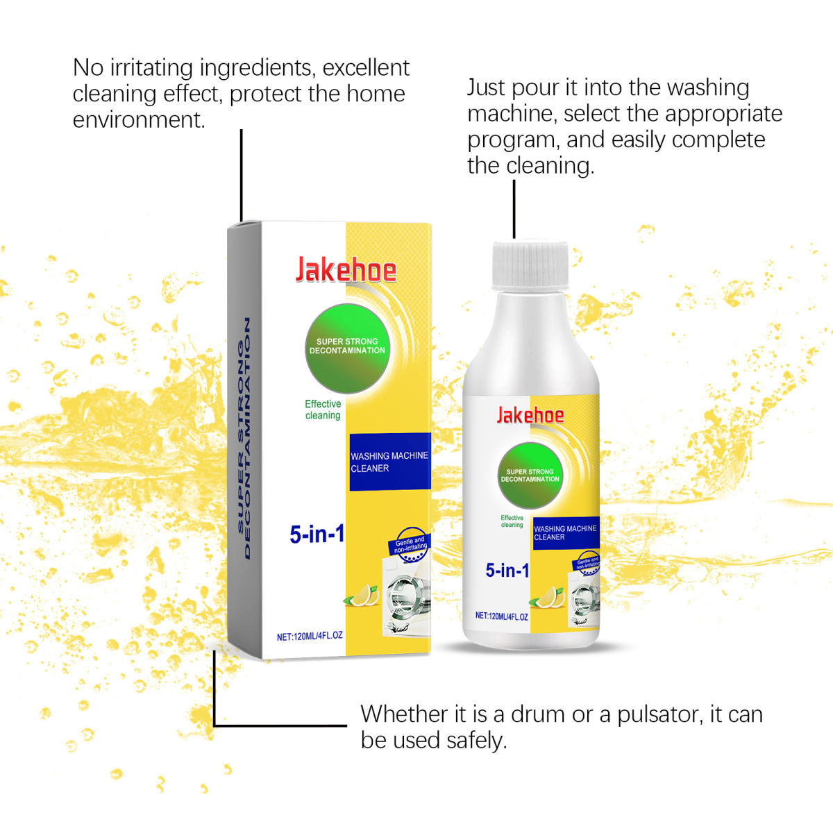 Daily Household Care Cleaning And Maintenance Washing Machine Tank Stain Removal Descaling