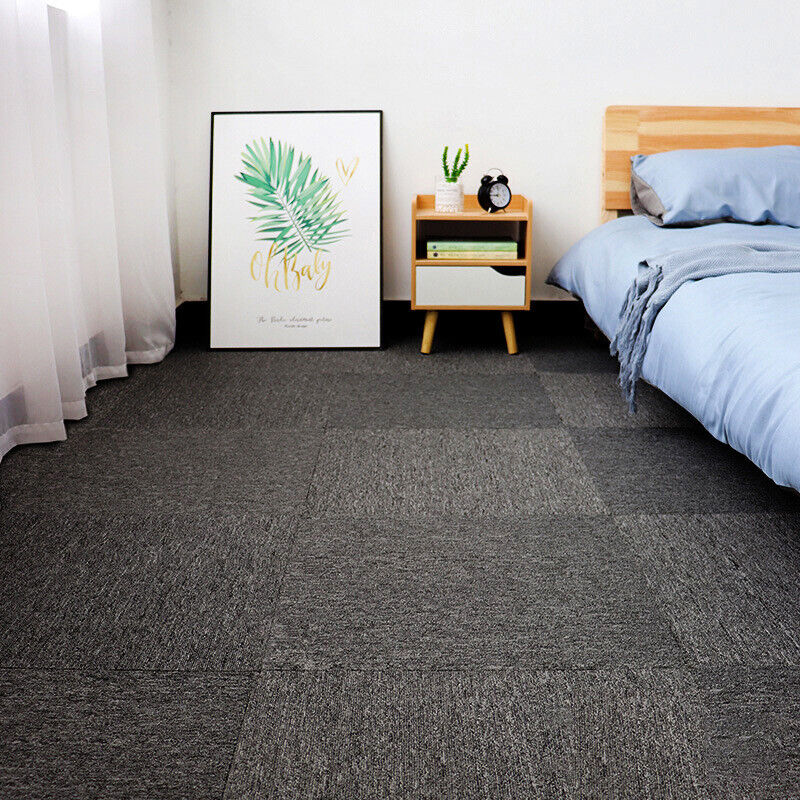 20Pcs Mixed Premium Carpet Tiles Commercial Domestic Office Heavy Use Flooring AU