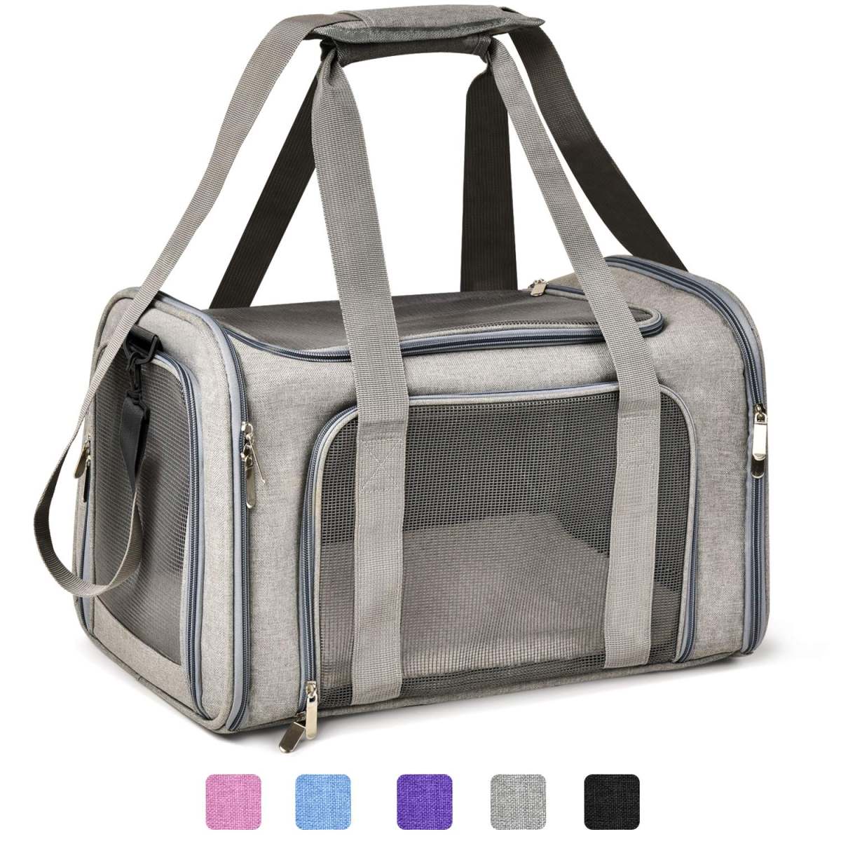 Cat Carriers Dog Carrier Pet Carrier For Small  Medium Cats Dogs Puppies, TSA Airline Approved Small Dog Carrier Soft Sided, Collapsible Waterproof Travel Puppy Carrier