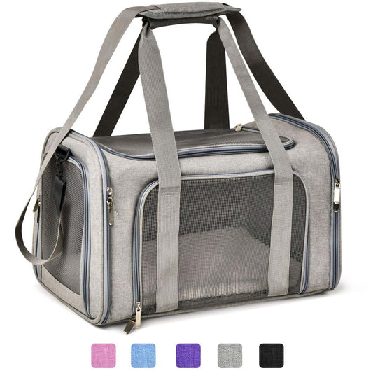 Cat Carriers Dog Carrier Pet Carrier For Small  Medium Cats Dogs Puppies, TSA Airline Approved Small Dog Carrier Soft Sided, Collapsible Waterproof Travel Puppy Carrier