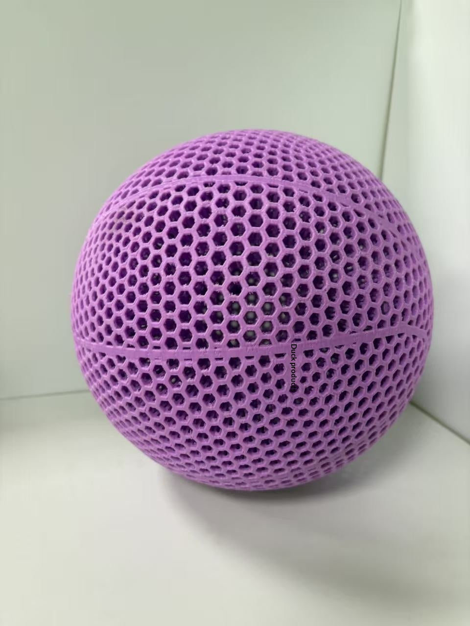 3D Printed Basketball - Inflatable-Free Hollow Design - Highly Elastic Durable Sports Ball for Indoor and Outdoor Use
