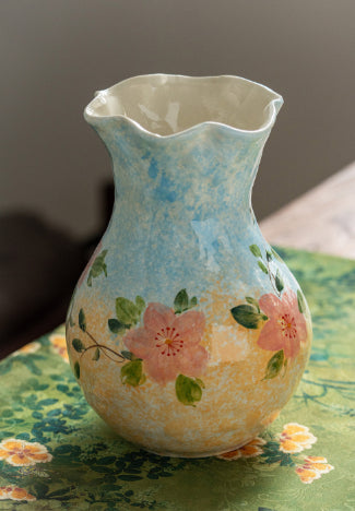 Ceramic Vase Ornament For Flower Arrangements Artificial Flowers High-end Luxurious Decor