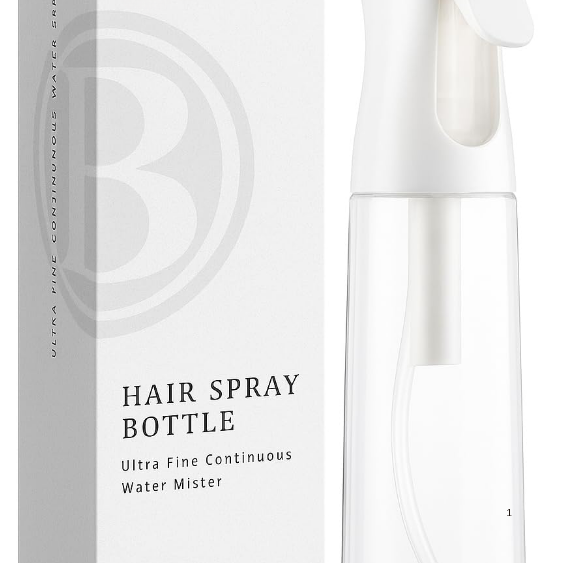 Spray Bottle For Hair Continuous Mister Spray Bottle For Hairstyling, Cleaning, Plants, Pets, Barbers, Salons, Essential Oil Scents