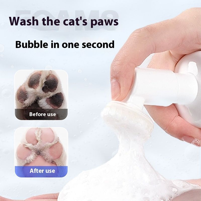 Pet Foot Cleaning Foam Dogs And Cats Dog Paw Cleaning Foot Washing Brush