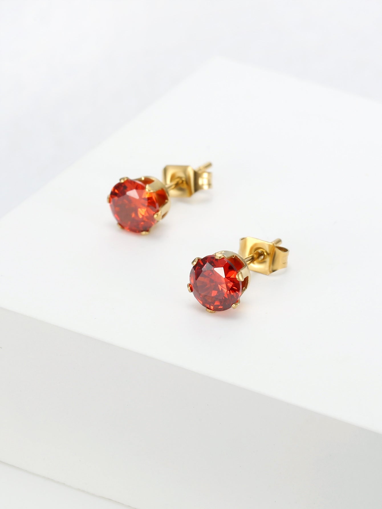Womens Titanium Steel Earrings Versatile Accessories