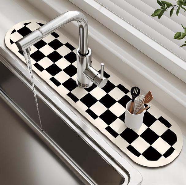 Non-slip Quick-drying Drain Mat For Kitchen And Bathroom Faucets