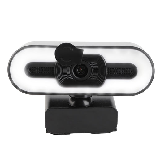 4K USB Plug And Play Webcam With Built In Microphone Lighting For Live Stream Video Call Video Conference Online Teaching