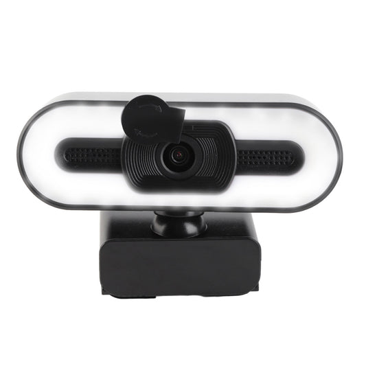 4K USB Plug And Play Webcam With Built In Microphone Lighting For Live Stream Video Call Video Conference Online Teaching