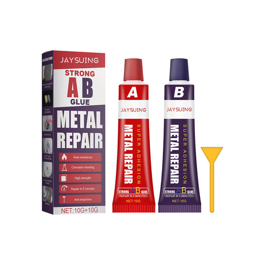 JaysuingAB Casting Adhesive Kit For Industrial Repair, Electric Welding, Water Tanks, And Oil Tanks - High-temperature Resistant Care Adhesive.