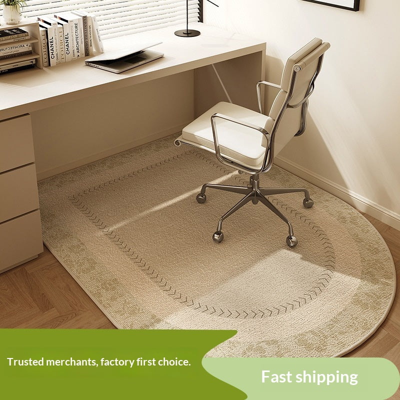 Anti-slip Home Curved Rug For Computer Chairs