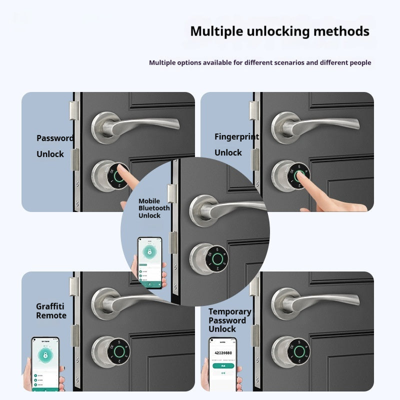 LeLang Factory Wholesale Household Smart Fingerprint Lock Cylinder
